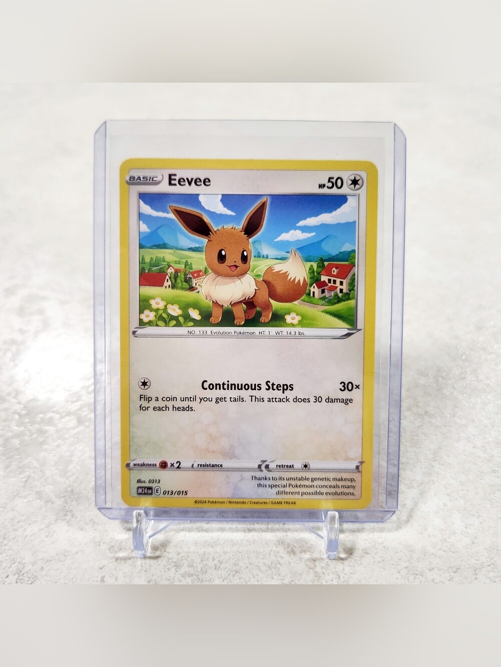 Eevee 013/015 McDonald's 2024 Regular